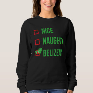 Belizean Grappige Belize Pyjama Kerstmis Trui