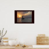 Belizean Sunset Poster (Keuken)