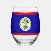 Belizeans Wine Together Blue Wijnglas Zonder Voet (Achterkant)