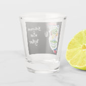 Belizeans Wine Together Liquor Shot Glass Glas (Achterkant)