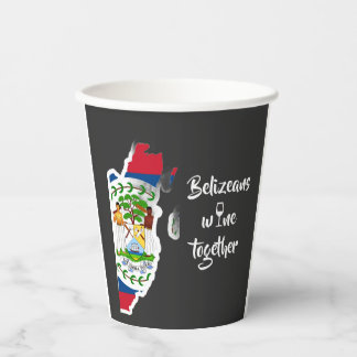 Belizeans Wine Together Paper Party Cups Papieren Bekers