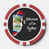 Belizeans Wine Together Poker Chips (Voorkant)
