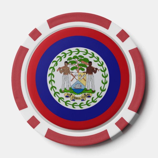 Belizeans Wine Together Poker Chips (Achterkant)