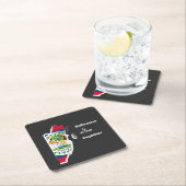 Belizeans Wine Together Shirt Kartonnen Onderzetters (Insitu)