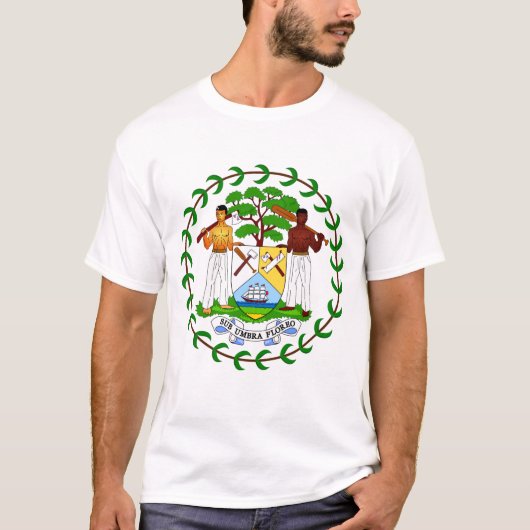 Belizeese wapenschild T-Shirt (Voorkant)