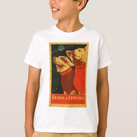 Belka en Strelka T-shirt (Voorkant)