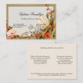  Belkaart Event Planner Tulpen Rozen Visitekaartje (Voorkant / Achterkant)