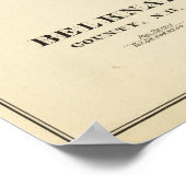 Belknap County, NH Poster (Hoek)