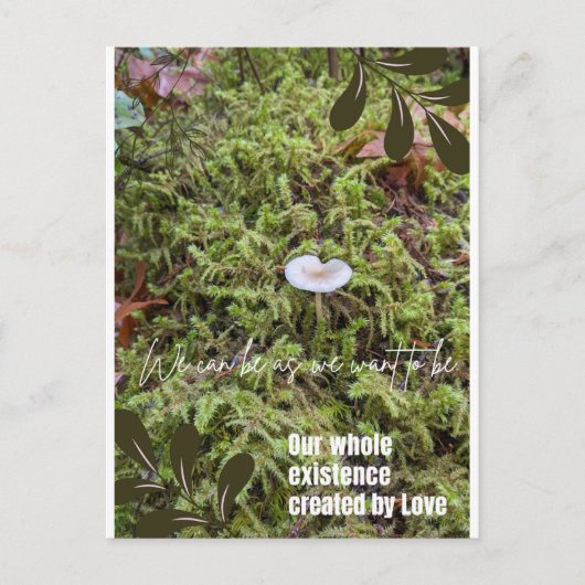 Belknap Mushroom Briefkaart met Verbindingsquote (Voorkant)