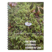 Belknap Mushroom met Quote Notitieboek (Voorkant)