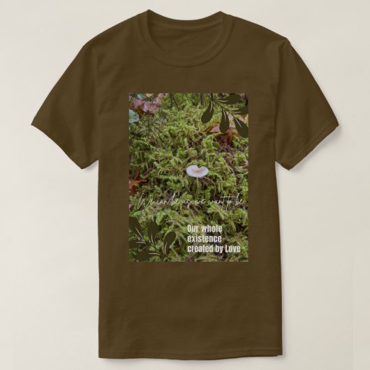 Belknap Mushroom met Quote T-shirt (Design voorkant)
