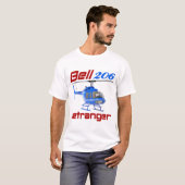 Bell 206 jetranger helikopter 206 helikopter t-shirt (Voorkant volledig)