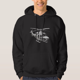 Bell 206 Jetranger helikopter Hoodie