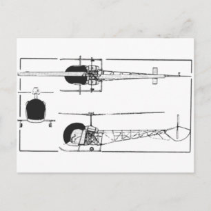 Bell 47 Helikopter Briefkaart