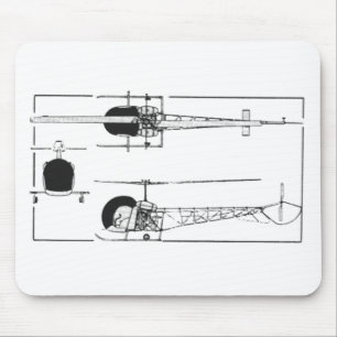 Bell 47 Helikopter Muismat