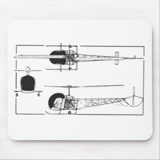 Bell 47 Helikopter Muismat