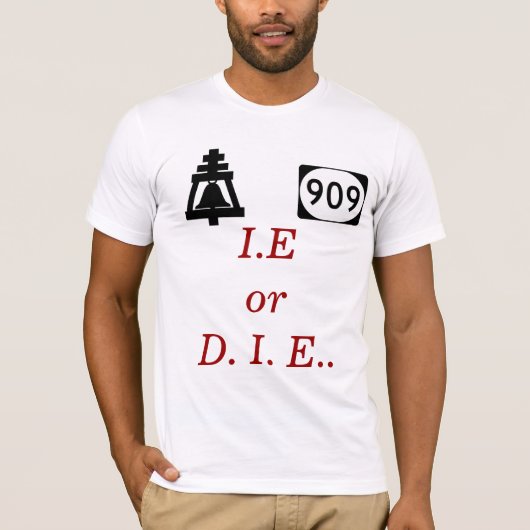 bell, 909, I.Eor D. I. E. T-shirt (Voorkant)