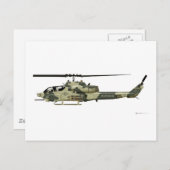 Bell AH-1W Super Cobra Briefkaart (Voorkant / Achterkant)