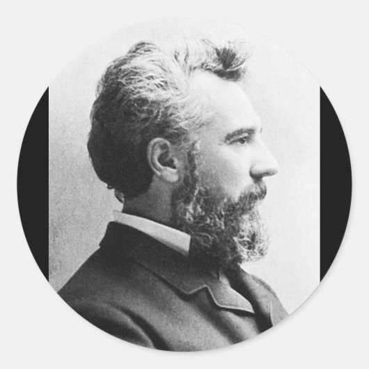 Bell ~ Alexander Graham / Voorlichter Ronde Sticker (Voorkant)