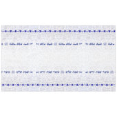 Bell and Pomegranate ~ Shabbat Shalom Tablecloth Tafelkleed (Voorkant (Horizontaal))