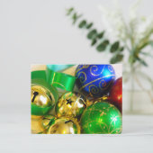 Bell, Balls and Ribbons Postcard Briefkaart (Staand voorkant)