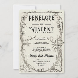  Bell Bloemen bruiloft Kaart