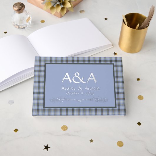 Bell Borders Original Scottish Tartan Gastenboek (Voorkant open)