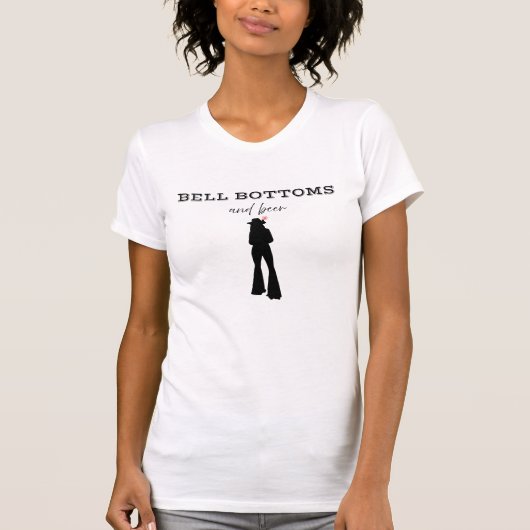 Bell Bottoms en bier T-shirt (Voorkant)