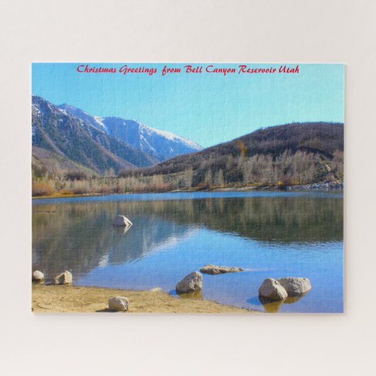 Bell Canyon Reservoir Utah. kerstcadeautjes Legpuzzel (Horizontaal)