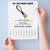 Bell Choir Handbell Musical Instrument Flyer (Hand)
