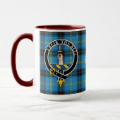 Bell Clan Badge & Tartan Mok (Links)