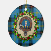 Bell Clan Badge & Tartan Persoonlijke mas Keramisch Ornament (Links)