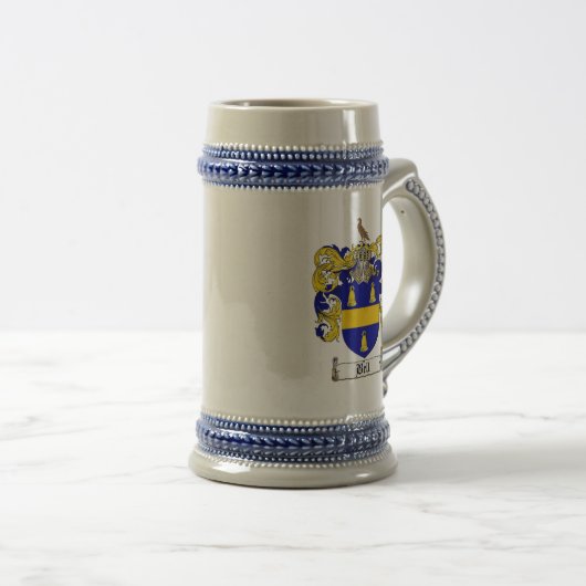 Bell Coat of Arms Bier Stein Bierpul (Voorkant rechts)