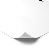 Bell Curve Thoughts (Normale distributiecurve) Poster (Hoek)