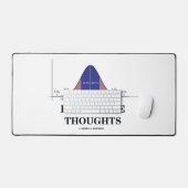 Bell Curve Thoughts Statistics Humor Bureaumat (Keyboard & Muis)