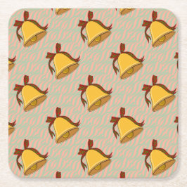 Bell en Bow Kartonnen Onderzetters