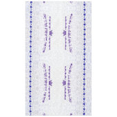 Bell- en Pomegranaattafellade met psalm 145:16 Tafelkleed (Voorkant)