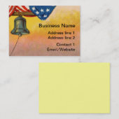 Bell- en vlag-Visitekaartje Visitekaartje (Voorkant / Achterkant)