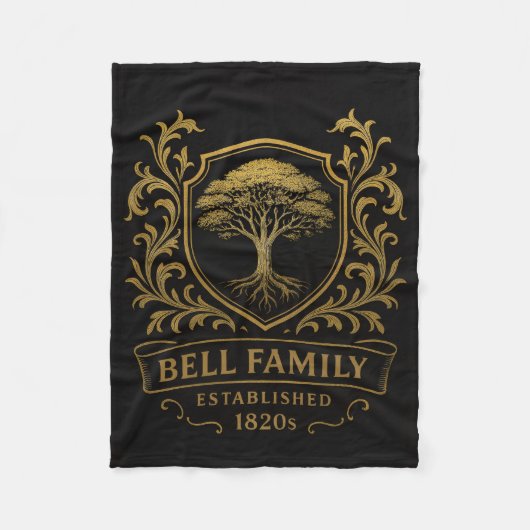 Bell Familie Dekbed Fleece Deken (Voorkant)