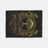 Bell Family Blanket Fleece Deken (Voorkant (Horizontaal))