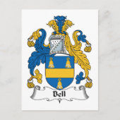 Bell Family Crest Briefkaart (Voorkant)