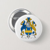 Bell Family Crest Ronde Button 5,7 Cm (Voorkant /achterkant)