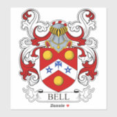 Bell Family Crest Sticker (Vel)
