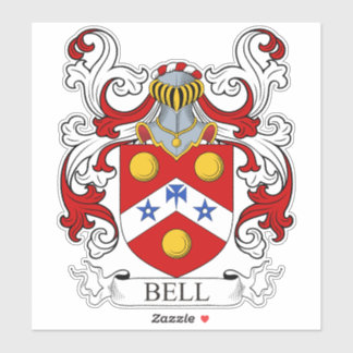 Bell Family Crest Sticker