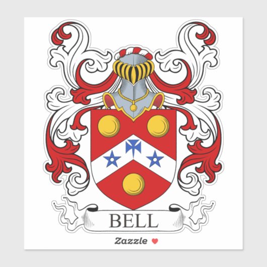 Bell Family Crest Sticker (Vel)
