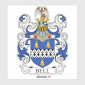 Bell Family Crest Sticker (Vel)