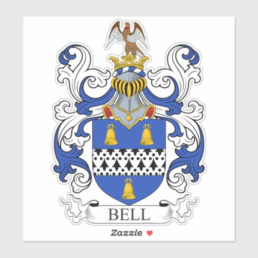 Bell Family Crest Sticker (Vel)