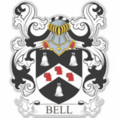 Bell Family Crest Sticker (Voorkant)