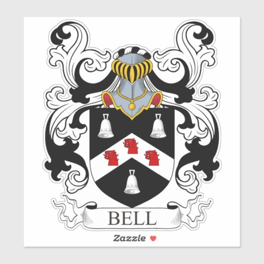 Bell Family Crest Sticker (Vel)