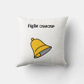 Bell Fight Cancer Throw Cushion Kussen (Achterkant)